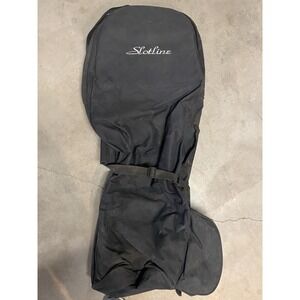 Soft Line Travel Golf Club Bag Black Padded Airline Soft‎ Case